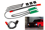 Traxxas 9496 LED light set, front, complete (white) (includes light harness, power harness, zip ties (9))