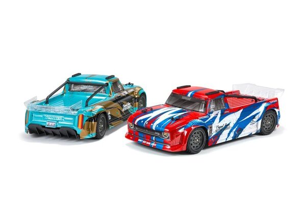 ARRMA ARA4215V3T2  1/8 INFRACTION 4WD MEGA Resto-Mod Truck RTR, Teal/Bronze
