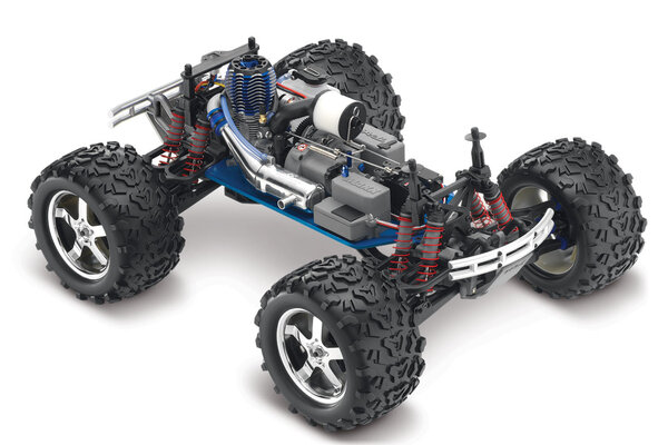 Traxxas 49077-3-BLUE T-Maxx® 3.3:  1/10 Scale Nitro-Powered 4WD Maxx® Monster Truck with TQi™ 2.4GHz Radio System, Traxxas Link™ Wireless Module, and Traxxas Stability Management (TSM)®