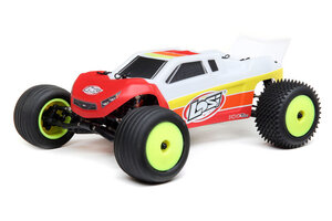 LOSI LOS01019T1 1/18 Mini-T 2.0 2WD Stadium Truck Brushless RTR, Red