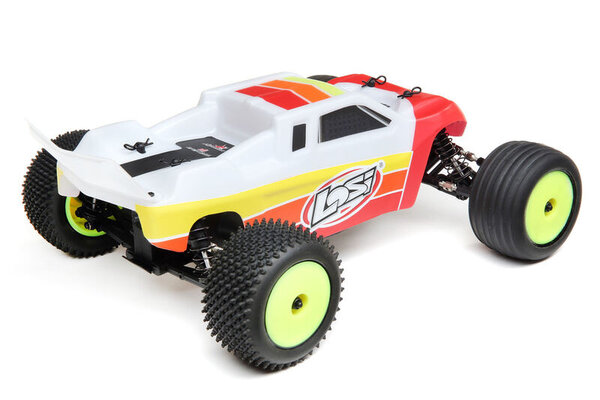 LOSI LOS01019T1 1/18 Mini-T 2.0 2WD Stadium Truck Brushless RTR, Red