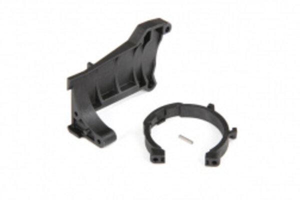 Traxxas 8960X Motor mounts (front and rear)/ 4x10 BCS with split and flat washers (1)/ pin (1) (for installation of #3481 motor into Maxx®)