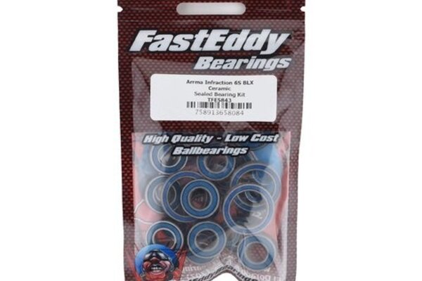 FastEddy TFE5843  Arrma Infraction 6S BLX Ceramic Sealed Bearing Kit