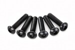 Traxxas 2593 Screws, 3x14mm button-head machine (hex drive) (6)