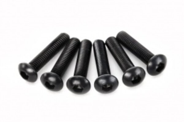 Traxxas 2593 Screws, 3x14mm button-head machine (hex drive) (6)