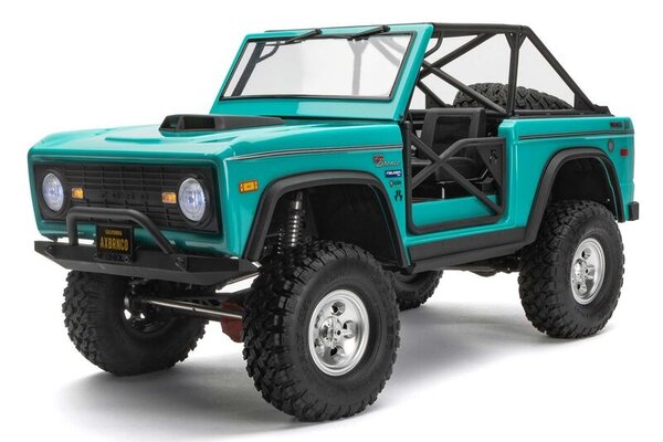 Axial Racing AXI03014T1 1/10 SCX10 III Early Ford Bronco 4WD RTR, Turquoise Blue