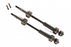 Traxxas 9052X Driveshafts, rear, steel-spline constant-velocity (complete assembly) (2)