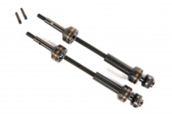 Traxxas 9052X Driveshafts, rear, steel-spline constant-velocity (complete assembly) (2)
