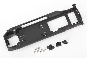 Traxxas 5724R Radio tray/ radio tray retainer (2)/ stuffing tube clamp/ 4x16mm BCS (stainless) (2)/ 4x10mm BCS (stainless) (2)