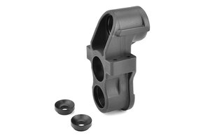 Corally (Team Corally) C-00180-009-1 Steering Block w/ Ball Cups (1) Front - Composite Fits: Python, Shogun, Radix4, Radix6, Muraco