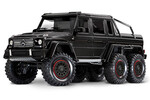 Traxxas 88096-4-BLK TRX-6® Scale and Trail® Crawler with Mercedes-Benz® G 63® AMG Body:  6X6 Electric Trail Truck with TQi™ Traxxas Link™ Enabled 2.4GHz Radio System