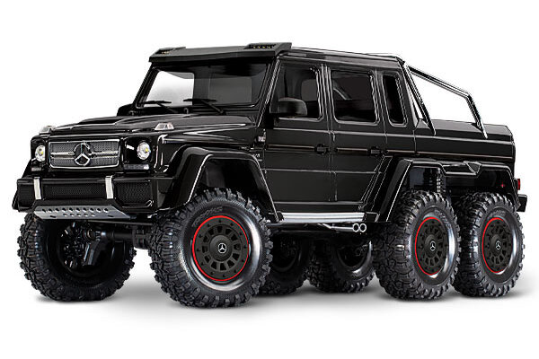Traxxas 88096-4-BLK TRX-6® Scale and Trail® Crawler with Mercedes-Benz® G 63® AMG Body:  6X6 Electric Trail Truck with TQi™ Traxxas Link™ Enabled 2.4GHz Radio System