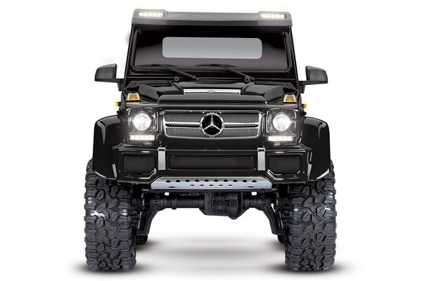 Traxxas 88096-4-BLK TRX-6® Scale and Trail® Crawler with Mercedes-Benz® G 63® AMG Body:  6X6 Electric Trail Truck with TQi™ Traxxas Link™ Enabled 2.4GHz Radio System