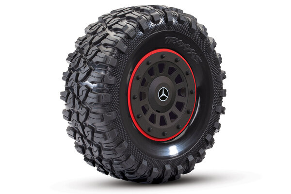 Traxxas 88096-4-BLK TRX-6® Scale and Trail® Crawler with Mercedes-Benz® G 63® AMG Body:  6X6 Electric Trail Truck with TQi™ Traxxas Link™ Enabled 2.4GHz Radio System