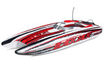ProBoat PRB08043T2 Blackjack 42" 8S Brushless Catamaran RTR: White/Red