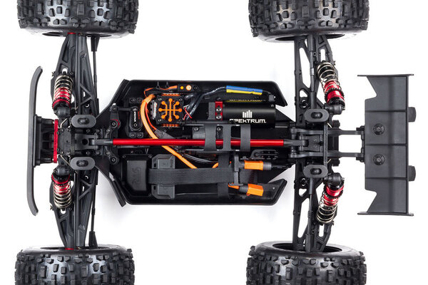 ARRMA 1/8 NOTORIOUS 6S V5 4WD BLX Stunt Truck with Spektrum Firma RTR, Matte Blue