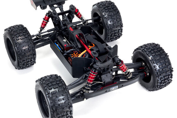 ARRMA 1/8 NOTORIOUS 6S V5 4WD BLX Stunt Truck with Spektrum Firma RTR, Matte Blue