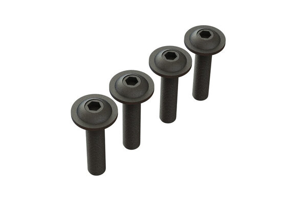 ARRMA ARA727412   Button Head Screw Flanged M4x18mm