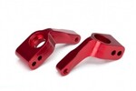 Traxxas 3652X Stub axle carriers, Rustler®/Stampede®/Bandit® (2), 6061-T6 aluminum (red-anodized)/ 5x11mm ball bearings (4)