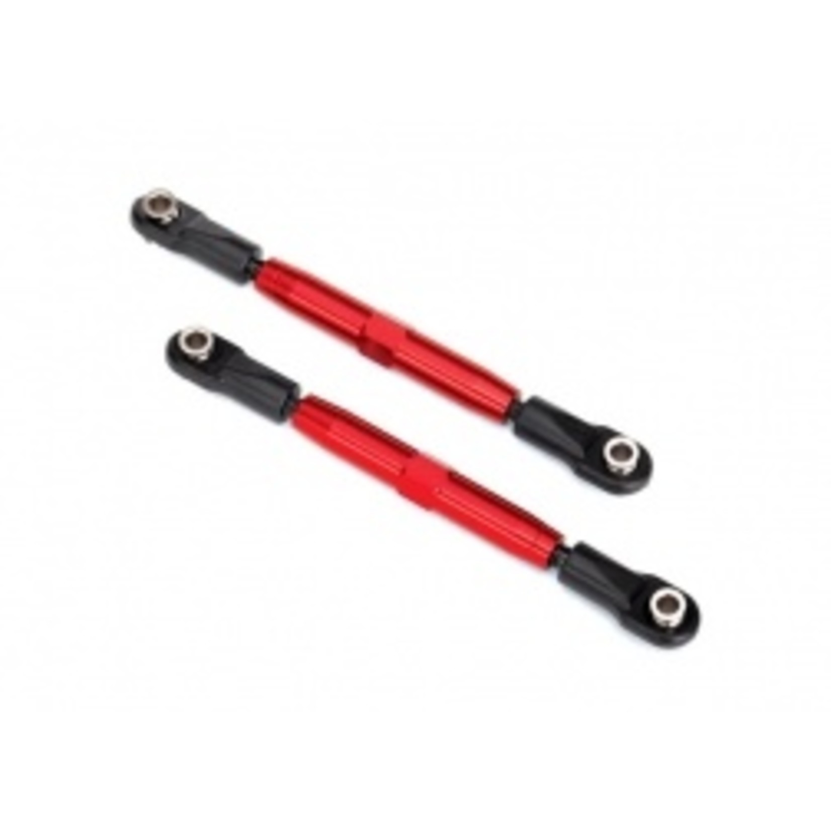 Traxxas 3643R Camber links, front (TUBES red-anodized, 7075-T6 aluminum, stronger than titanium) 83mm