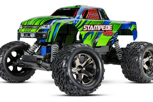Traxxas 36076-74-GRN Stampede® VXL:  1/10 Scale Monster Truck with TQi™ Traxxas Link™ Enabled 2.4GHz Radio System & Traxxas Stability Management (TSM)®