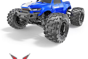 Redcat Racing RER13649  Redcat Volcano-16 1/16 Scale Brushed Monster Truck BLUE