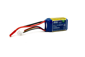 Eflite 300mAh 3S 11.1V 30C LiPo, JST