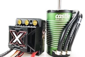 Castle Creations CSE010-0145-04  MONSTER X 25.2V ESC, 8A Peak BEC w/ 1512-2650KV Sensored Motor *REPLACES CSE010-0108-02*