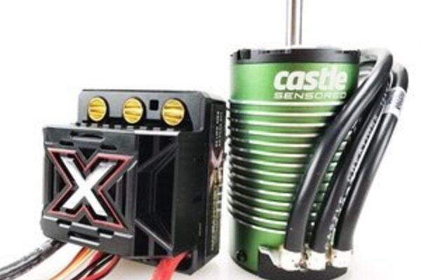 Castle Creations CSE010-0145-04  MONSTER X 25.2V ESC, 8A Peak BEC w/ 1512-2650KV Sensored Motor *REPLACES CSE010-0108-02*