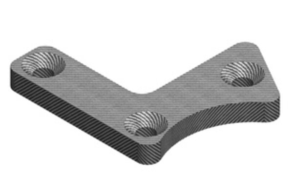 Corally (Team Corally) COR00180-235   Team Suspension Arm Stiffener - B, Lower Front Left