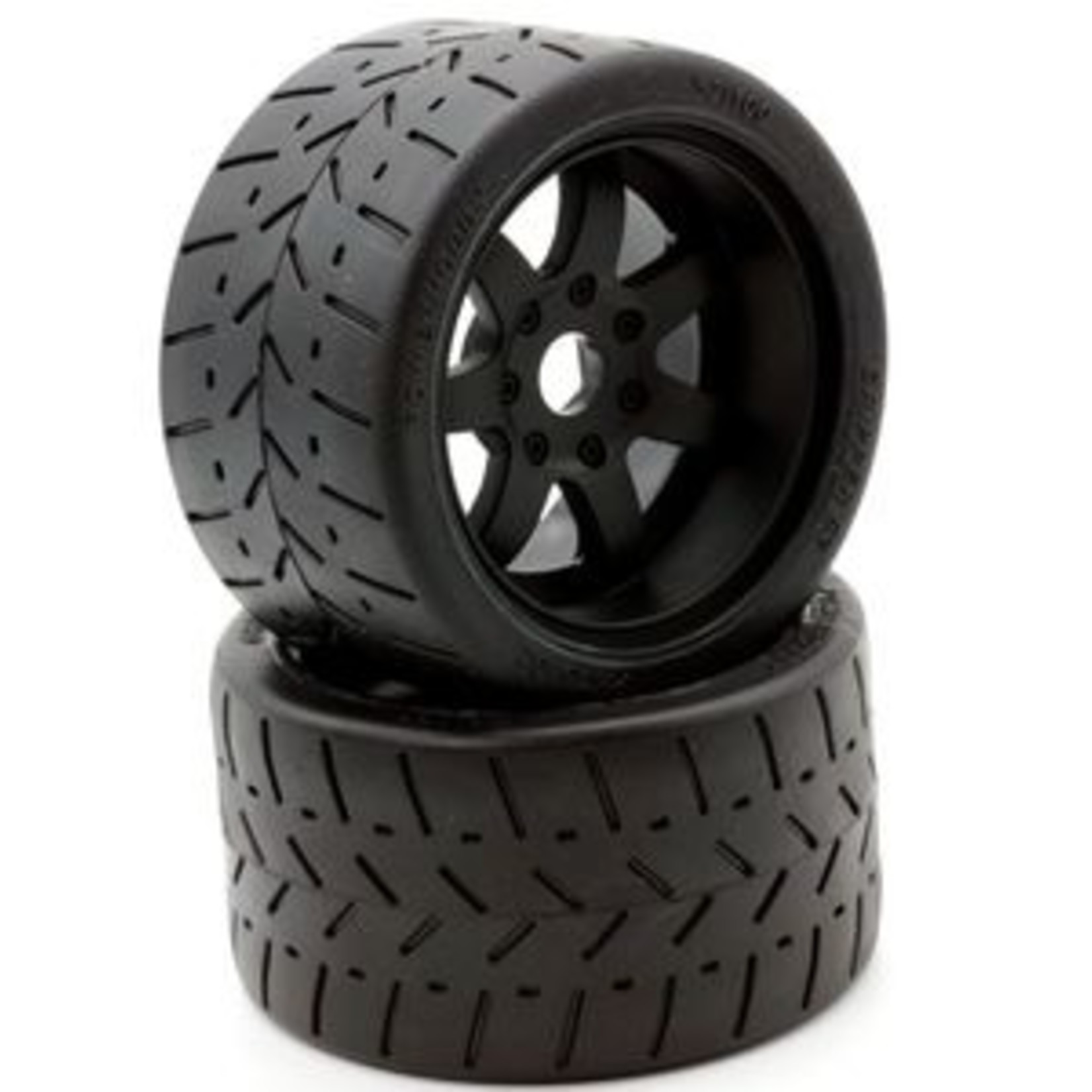 Power Hobby PHT5102 Powerhobby   1/8 Gripper 54/100 Belted Mounted Tires 17mm Black