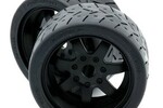 Powerhobby PHT5102 Powerhobby   1/8 Gripper 54/100 Belted Mounted Tires 17mm Black