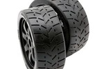Powerhobby PHT5101 Powerhobby  1/8 Gripper 42/100 Belted Mounted Tires 17mm Black