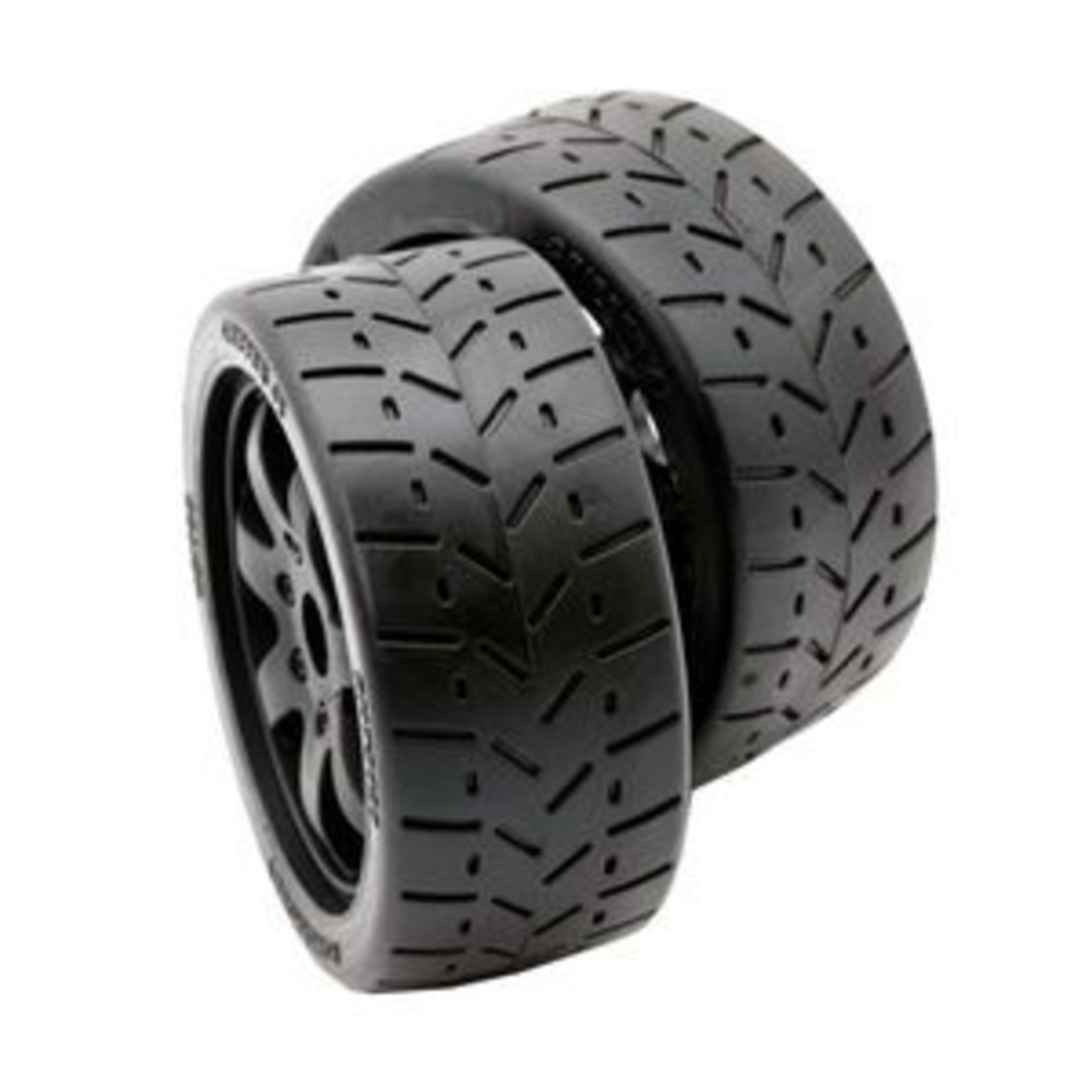 Power Hobby PHT5101 Powerhobby  1/8 Gripper 42/100 Belted Mounted Tires 17mm Black