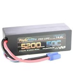 Power Hobby PHB4S520050CEC5HCS  5200mAh 14.8V 4S 50C LiPo Battery with Hardwired EC5