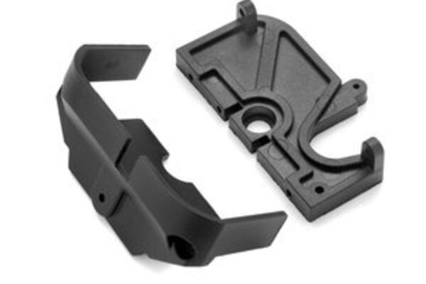 Maverick MVK150157   Rear Chassis Mount & Cover Set, Quantum MT, XT, MT Flux,