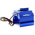 Power Hobby PHBPHF10FANBLUE  Powerhobby Aluminum Motor Heatsink Cooling Fan For 1/10 540 Size Motor Blue