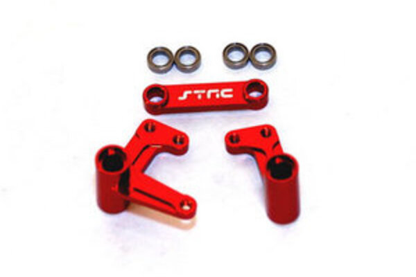 ST Racing Concepts SPTST3743XR  BELLCRANK SET WITH BEARINGS (RED) SLASH/ RUSTLER/ BANDIT