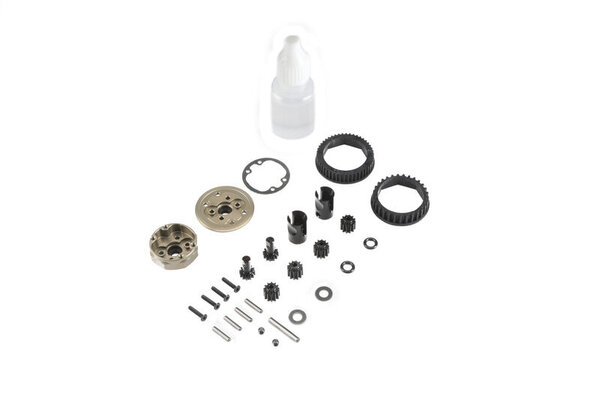 TLR (Team Losi Racing) Complete Gear Diff, Front/Rear: 22-4 2.0