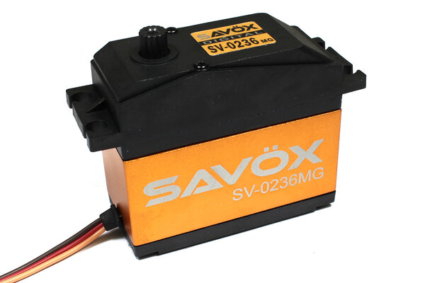 SAVOX SAVSV0236MG  HIGH VOLTAGE 1/5 SCALE SERVO 0.17/555.5 @7.4V