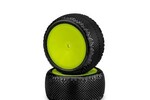 J Concepts JCO3180201021 Pin Swag, Pink Compound Tires, Pre-mounted on 3348Y Wheels, Fits 1/10th Buggy Rear