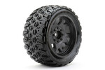 Jetko Tires JKO5802CBMSGBB2 1/5 XMT King Cobra Tires Mounted on Black Claw Rims, Medium Soft, Belted, 24mm for Arrma