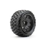 Jetko Tires JKO5802CBMSGBB2 1/5 XMT King Cobra Tires Mounted on Black Claw Rims, Medium Soft, Belted, 24mm for Arrma