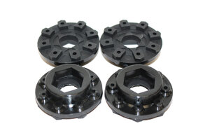 Jetko Tires JKO7304B2  1/5 XMT Wheel Adapters 24mm for Arrma Kraton 8s & Outcast 8s