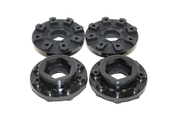 Jetko Tires JKO7304B2  1/5 XMT Wheel Adapters 24mm for Arrma Kraton 8s & Outcast 8s