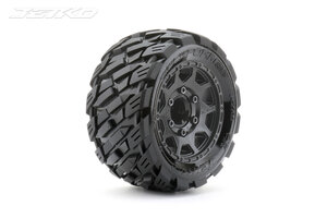 Jetko Tires JKO2703CBMSGNB3  1/10 ST 2.8 Rockform Tires Mounted