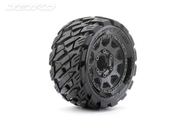 Jetko Tires JKO2703CBMSGNB3  1/10 ST 2.8 Rockform Tires Mounted