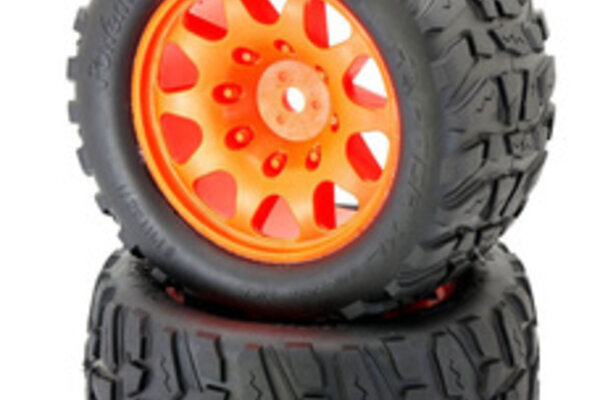 Powerhobby PHBPHT3271ARRMAOR  Raptor XL Belted Tires Viper Wheels Arrma Kraton Outcast 8S