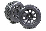 Powerhobby PHBPHT3275ARRMA  Scorpion XL Belted Tires Viper Wheels Arrma Kraton Outcast 8S