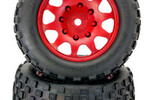 Powerhobby PHBPHT3275ARRMARED  Scorpion XL Belted Tires Viper Wheels Arrma Kraton Outcast 8S
